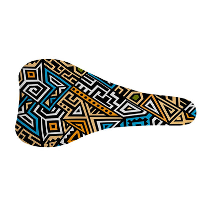 Ethnic Aztec Geometric Pattern Print Bicycle Seat Cover