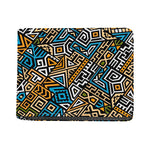 Ethnic Aztec Geometric Pattern Print Bifold Wallet