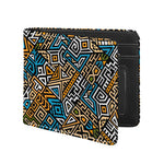 Ethnic Aztec Geometric Pattern Print Bifold Wallet