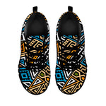 Ethnic Aztec Geometric Pattern Print Black Running Shoes