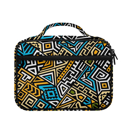 Ethnic Aztec Geometric Pattern Print Briefcase Bible Bag