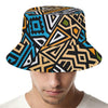 Ethnic Aztec Geometric Pattern Print Bucket Hat