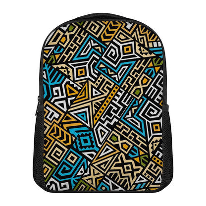 Ethnic Aztec Geometric Pattern Print Casual Backpack
