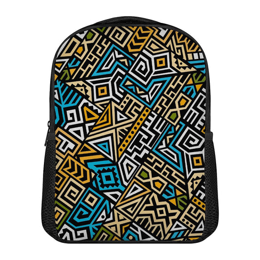 Ethnic Aztec Geometric Pattern Print Casual Backpack