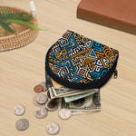 Ethnic Aztec Geometric Pattern Print Coin Purse