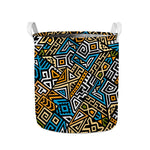 Ethnic Aztec Geometric Pattern Print Collapsible Laundry Basket