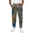 Ethnic Aztec Geometric Pattern Print Cotton Sweatpants