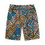 Ethnic Aztec Geometric Pattern Print Cotton Shorts