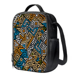 Ethnic Aztec Geometric Pattern Print Crossbody Lunch Bag