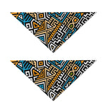Ethnic Aztec Geometric Pattern Print Dog Bandana