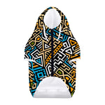 Ethnic Aztec Geometric Pattern Print Dog Zip Up Hoodie
