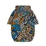 Ethnic Aztec Geometric Pattern Print Dog Zip Up Hoodie