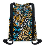 Ethnic Aztec Geometric Pattern Print Drawstring Backpack