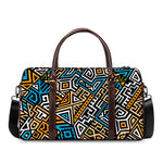 Ethnic Aztec Geometric Pattern Print Duffle Bag