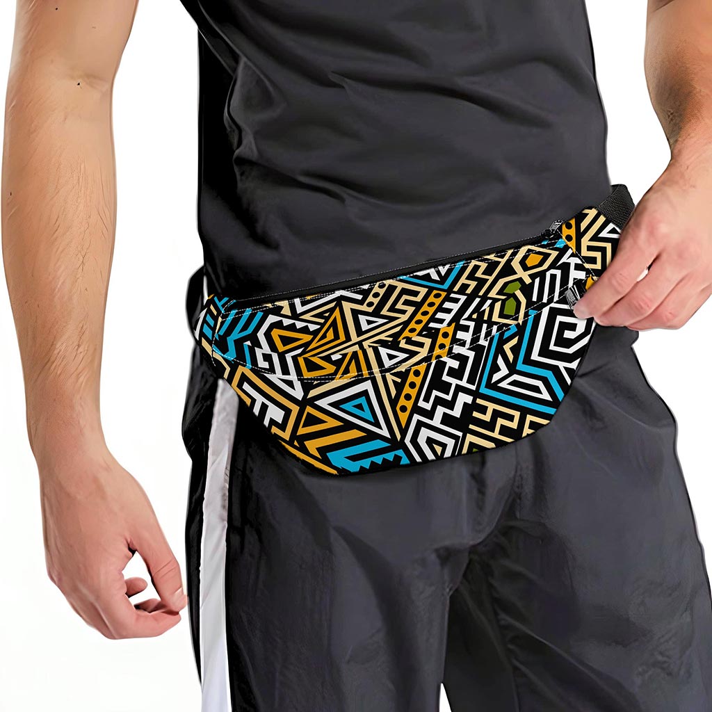 Ethnic Aztec Geometric Pattern Print Fanny Pack