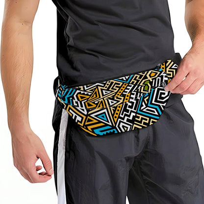 Ethnic Aztec Geometric Pattern Print Fanny Pack