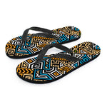Ethnic Aztec Geometric Pattern Print Flip Flops