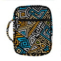 Ethnic Aztec Geometric Pattern Print Front Pocket Bible Bag
