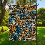 Ethnic Aztec Geometric Pattern Print Garden Flag