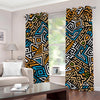 Ethnic Aztec Geometric Pattern Print Grommet Curtains