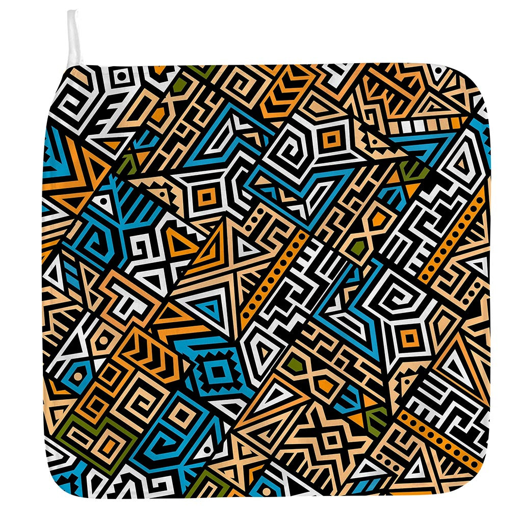 Ethnic Aztec Geometric Pattern Print Hand Towel