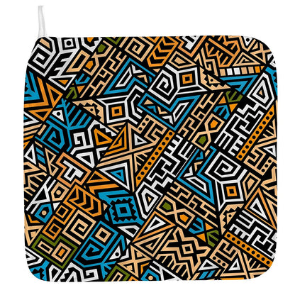 Ethnic Aztec Geometric Pattern Print Hand Towel