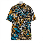 Ethnic Aztec Geometric Pattern Print Hawaiian Shirt