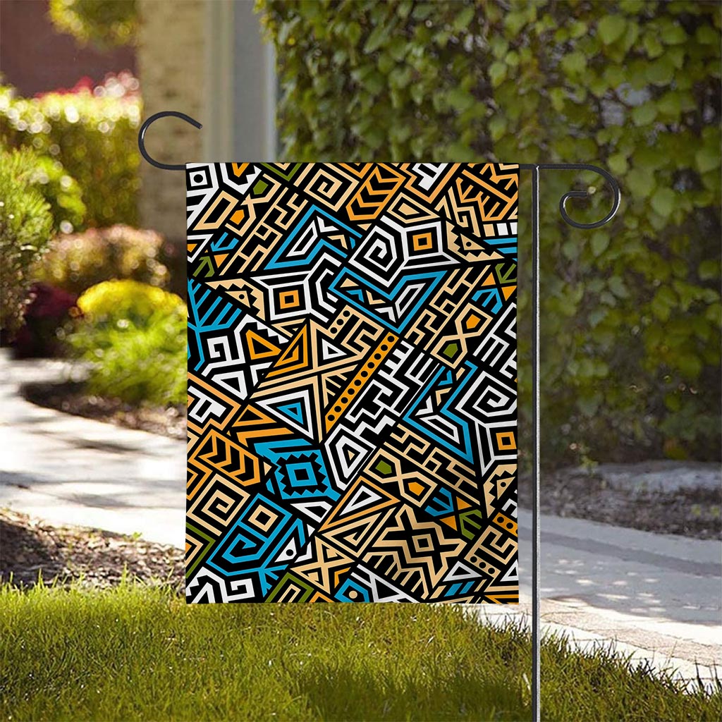 Ethnic Aztec Geometric Pattern Print House Flag