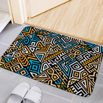 Ethnic Aztec Geometric Pattern Print Indoor Door Mat