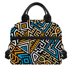 Ethnic Aztec Geometric Pattern Print Insulated Lunch Bag