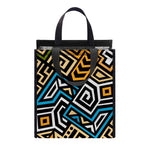 Ethnic Aztec Geometric Pattern Print Insulated Lunch Tote