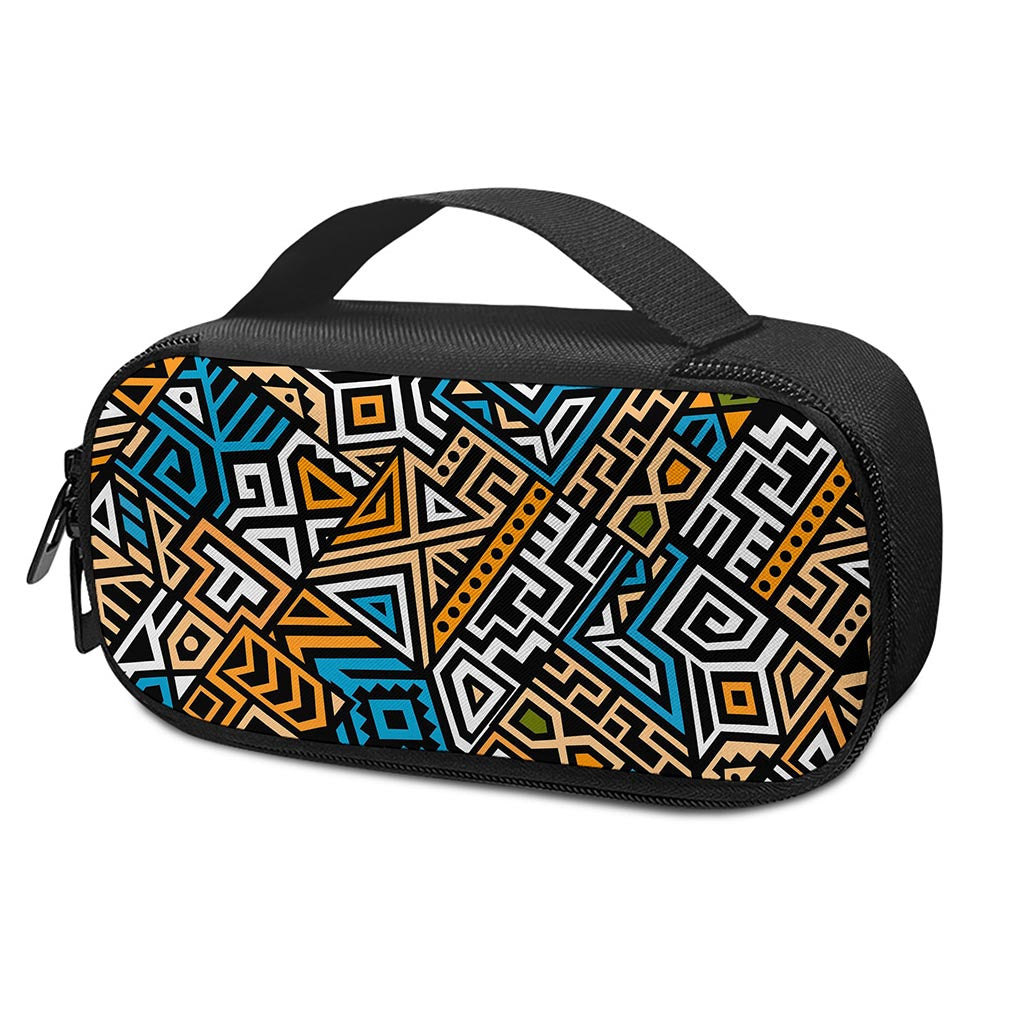 Ethnic Aztec Geometric Pattern Print Insulin Cooler Travel Case