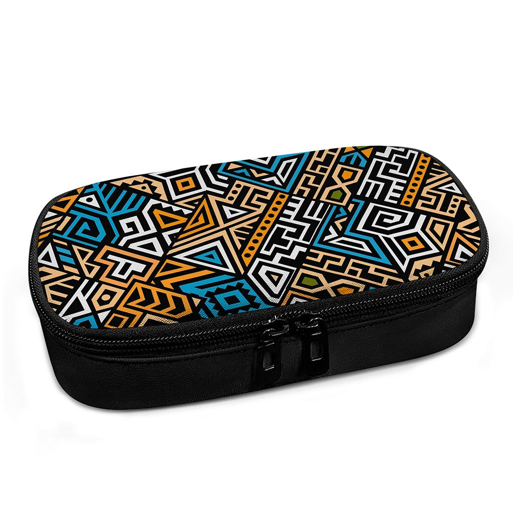 Ethnic Aztec Geometric Pattern Print Insulin Cooler Travel Case