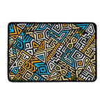 Ethnic Aztec Geometric Pattern Print Kitchen Mat
