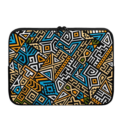 Ethnic Aztec Geometric Pattern Print Laptop Sleeve