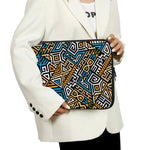 Ethnic Aztec Geometric Pattern Print Laptop Sleeve