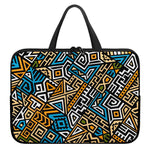 Ethnic Aztec Geometric Pattern Print Laptop Sleeve With Handle