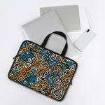Ethnic Aztec Geometric Pattern Print Laptop Sleeve With Handle