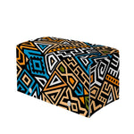 Ethnic Aztec Geometric Pattern Print Leather Tissue Box Cover