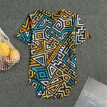 Ethnic Aztec Geometric Pattern Print Men's Bodysuit