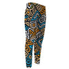 Ethnic Aztec Geometric Pattern Print Men's Compression Pants