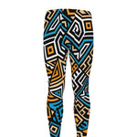 Ethnic Aztec Geometric Pattern Print Men's leggings
