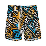 Ethnic Aztec Geometric Pattern Print Men's Sports Shorts
