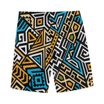 Ethnic Aztec Geometric Pattern Print Men's Sports Shorts