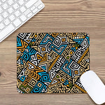 Ethnic Aztec Geometric Pattern Print Mouse Pad