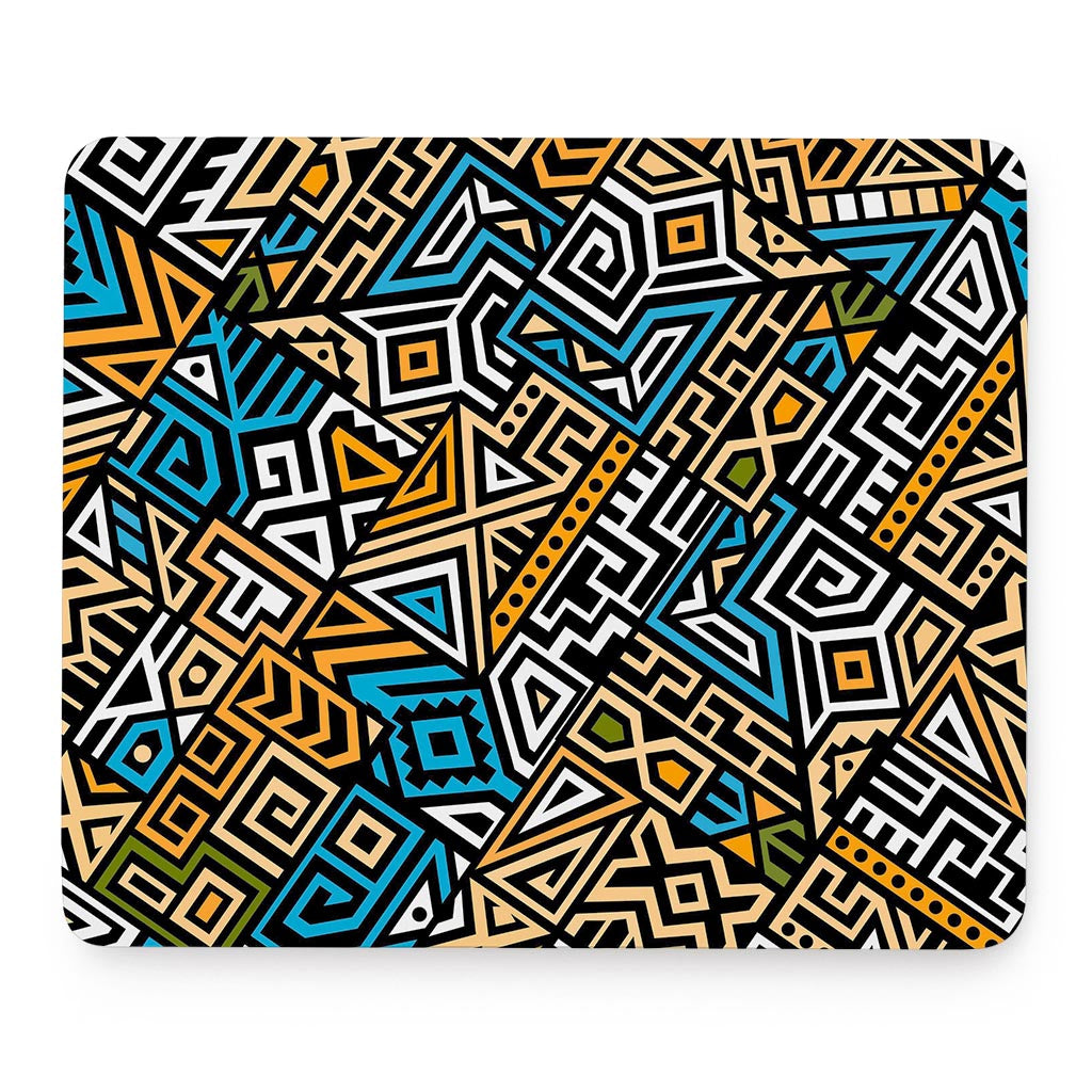 Ethnic Aztec Geometric Pattern Print Mouse Pad