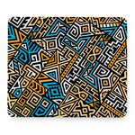 Ethnic Aztec Geometric Pattern Print Mouse Pad