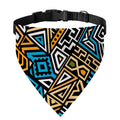 Ethnic Aztec Geometric Pattern Print Over The Collar Dog Bandana