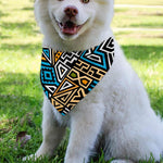 Ethnic Aztec Geometric Pattern Print Over The Collar Dog Bandana