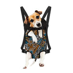 Ethnic Aztec Geometric Pattern Print Pet Carrier Backpack